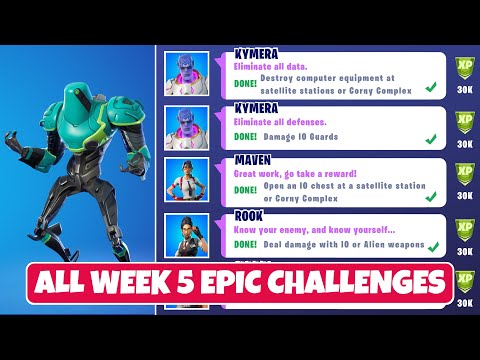 All Week 5 Epic Quest Challenges Guide! - Fortnite Chapter 2 Season 7