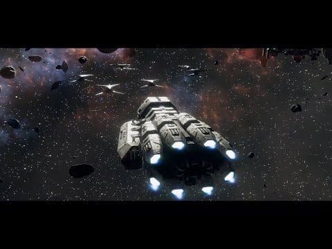 Battlestar Galactica Deadlock Skirmishes: Pegasus VS SIX Cylon Basestars!