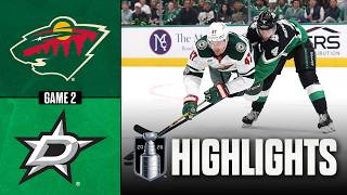 Wild vs. Stars | NHL Playoff Highlights | Game 2 | April 20, 2026