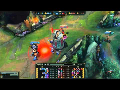 URF Nasus 1v4 Quadra