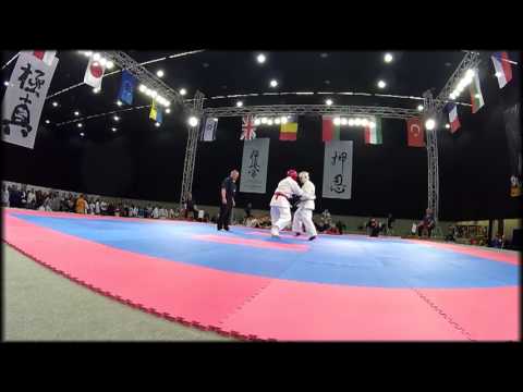 Marek Partuś (czerwony kask) vs Kostiantyn Peshenko Ukraina (biały kask)