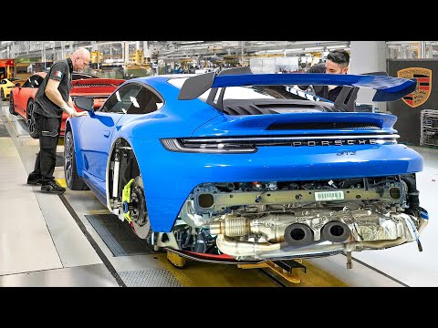 Inside Porsche Multi-Billion $ Facility Building the Brand New Porsche 911 From Scratch