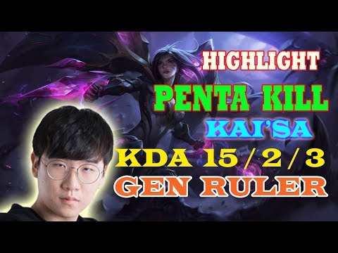 Korea Bootcamp - Gen G RULER Kai'sa VS Lucian - Penta Kill - HIGHLIGHT - Korea Ranked Solo HD