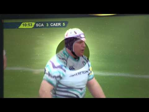 Thomas Waldrom Greatest Try Celebration