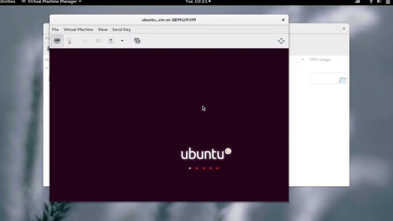 Creating a Virtual Machine Instance on the KVM Hypervisor