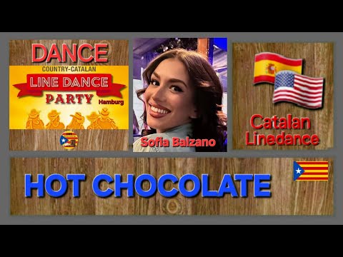 HOT CHOCOLATE ❤️ Linedance Catalan Style by Catalan Mess with Sofia Balzano #linedance #catalan