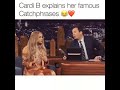 Cardi B explaining her famous catchphrases😂