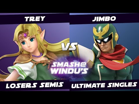Smash @ Windu's 208 - Trey (Zelda) vs Jimbo (Captain Falcon) - Losers Semis SSBU