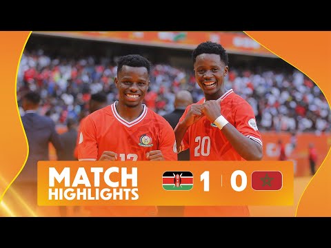 Kenya 1-0 Morocco Match Highlights l TotalEnergies CHAN 2024 l Matchday 3