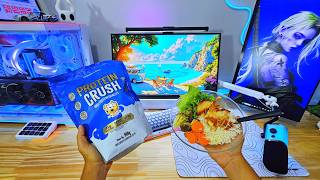 Dia Perfeito de um Gamer Solitário (Comida, Jogo e Treino kk 🎮🔥)