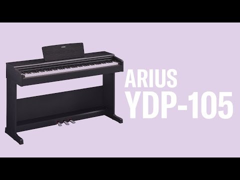 Yamaha Arius YDP-105R Digital Piano w/Bench - Rosewood Finish image 4