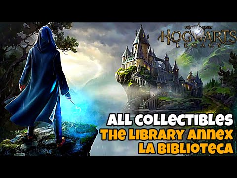 Hogwarts Legacy - 🏆 The Library Annex All Collectible Locations [La Bibbloteca Collezionabili]