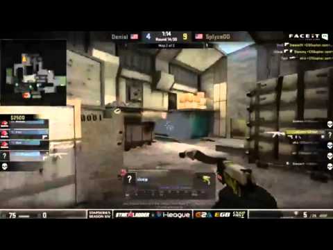 Denial vs SPLYCE | SL i-League StarSeries (CS:GO) (BO3: 0-1)