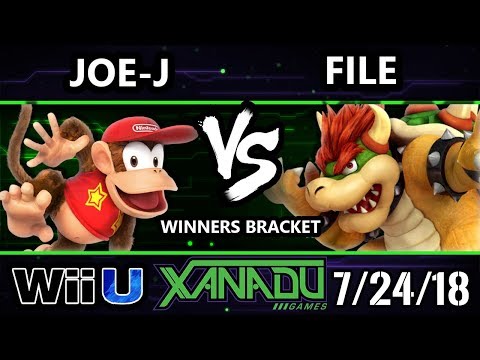S@X 260 Smash 4 - Joe-J (Diddy Kong) Vs. File (Bowser) - Wii U Winners Bracket