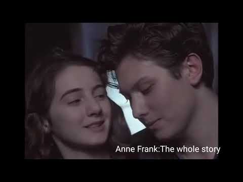 Anne Frank and Peter kisses for the first time | very emotional scene .