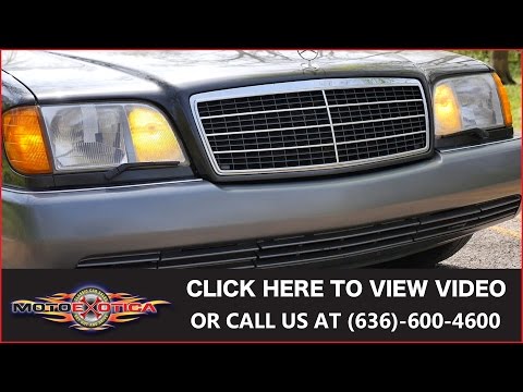 1992 Mercedes-Benz 400 SE || SOLD