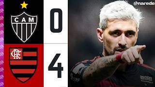 🔥 MASSACRE NA ARENA! FLAMENGO 4 X 0 ATLÉTICO-MG | MELHORES MOMENTOS E GOLS | BRASILEIRÃO 2026