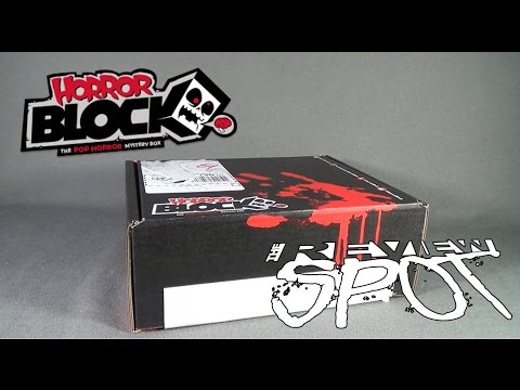 Subscription Spot - Horror Block March 2016 Subscription Box UNBOXING!