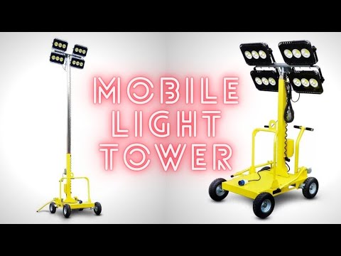 Iron t type portable trolley tower, for outdoor, 5mtr