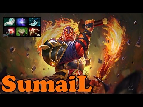 Dota 2 - SumaiL Plays Ember Spirit 1# - Ranked Match Gameplay