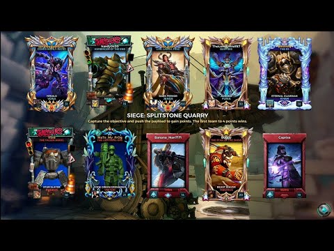 Paladins XBOX ONE - Aurora Furia Support Ranked Gameplay 41 On Splitstone Quarry Season 3 Final