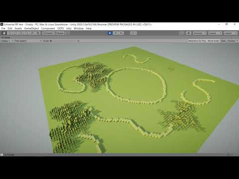 Unity 2020 ECS / DOTS vegetation spread