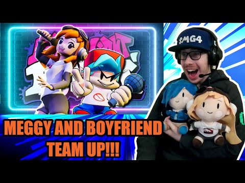 MEGGY AND BOYFRIEND TEAM UP!!! || If Friday Night Funkin Was 3D - ANIMATION Reaction!