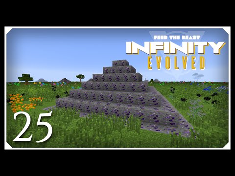 Minecraft Hypermine FTB: Infinity Evolved  | Draconium Ore Dimlet | E25