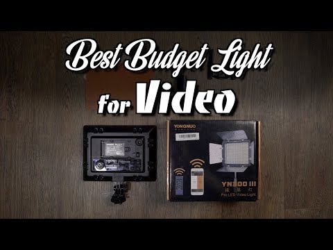Yongnuo LED YN-300 III- WB (3200 K - 5500 K) video