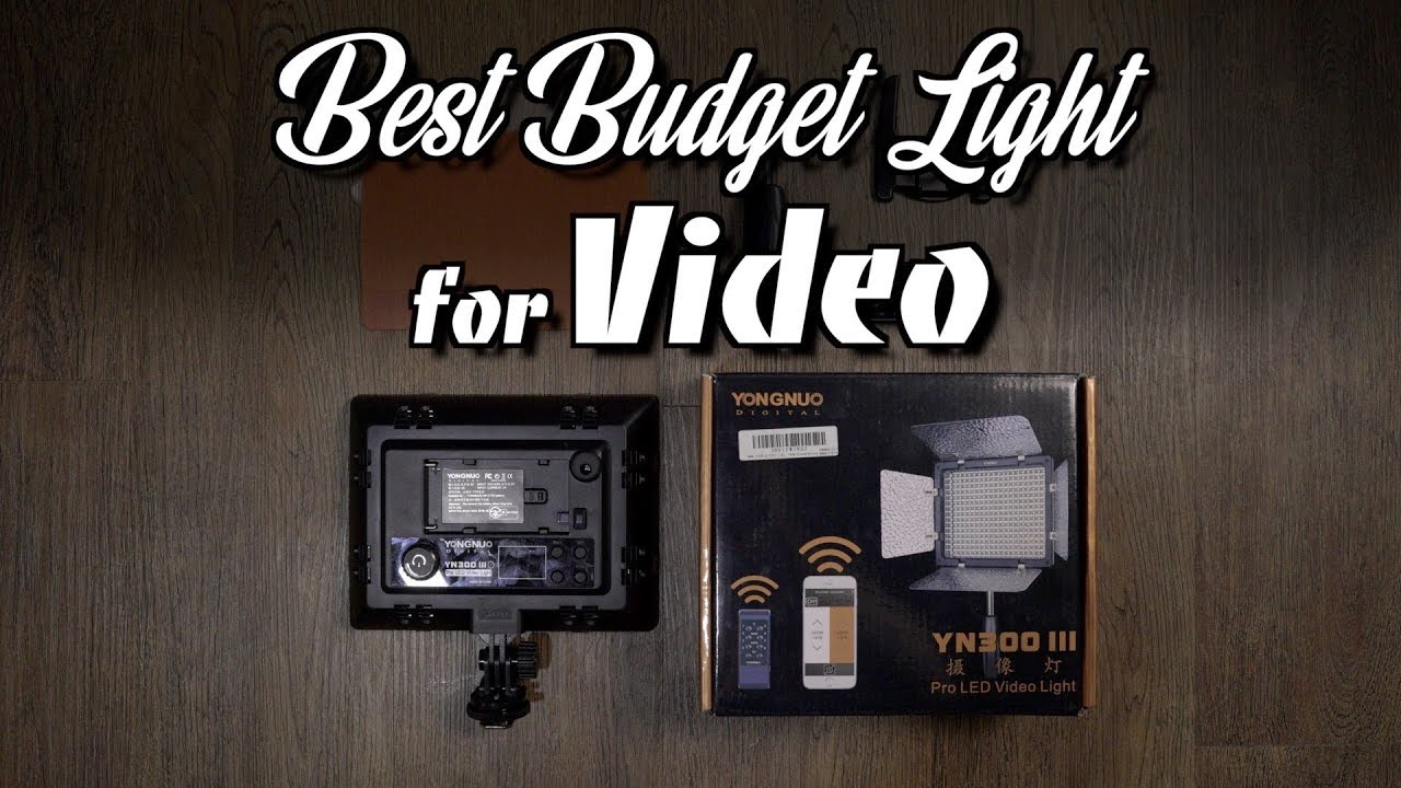 Best LED Light for Video | Yongnuo YN 300 III
