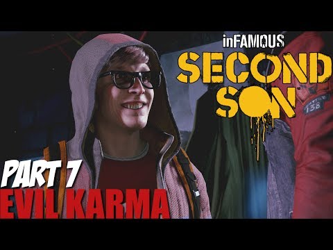 Infamous Second Son Gameplay Walkthrough Part 7 - Evil Karma Playthrough