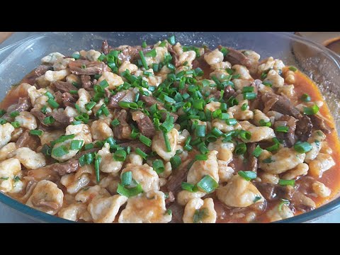 Receita pro almoço de hoje nhoque de colher...