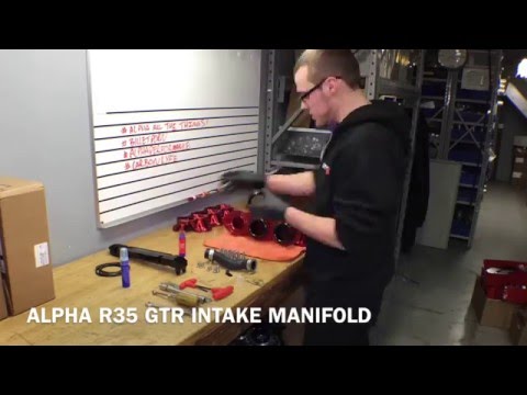Alpha Performance R35 GTR Carbon Fiber Intake Manifold Assembly Video