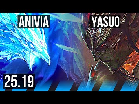 ANIVIA vs YASUO (MID) | 10/1/3, 66% winrate, Legendary | EUW Diamond | 25.19