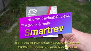 CSL / Bearware Funksteckdosen Set 433 Mhz Aussenbereich outdoor Intertechno