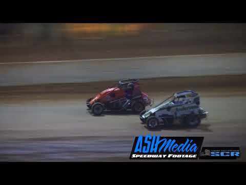 Compact Speedcars: Exciting Feature Race Finish - Archerfield Speedway