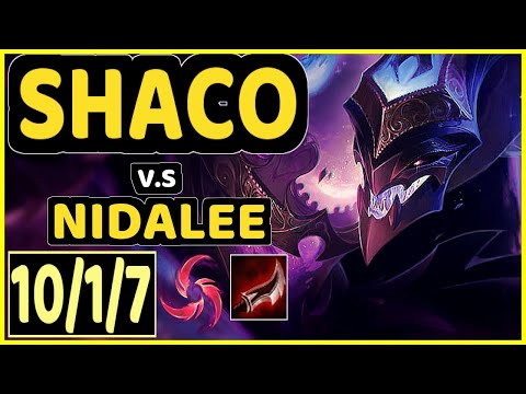 CHASESHACO (SHACO) vs NIDALEE - 10/1/7 KDA JUNGLE CHALLENGER GAMEPLAY - NA