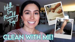 Clean With Me! My Apartment Cleaning Routine with Eco-Friendly and Non-Toxic Swaps