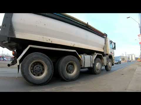 Strong and powerful workhorse Volvo Fm 400 dump truck  Bucharest in Romania