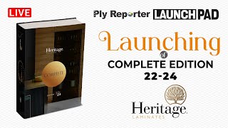 LIVE | Online Launch of Heritage Laminates Catalogue 2022-2024 | Ply Reporter Launchpad