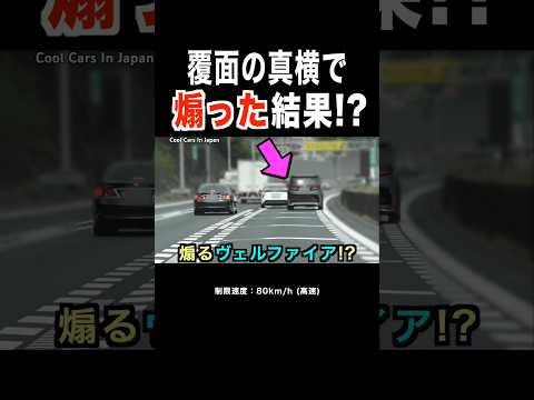覆面の真横で『煽る』ヴェルファイア⁉️ #覆面パトカー #shorts