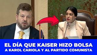 EL DÍA QUE JOHHANES KAISER HIZO BOLSA A KAROL CARIOLA Y AL PARTIDO COMUNISTA