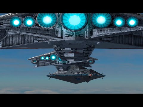 Ultra Star Destroyer Imperium vs 28 New Republic Star Destroyers – Epic Star Wars Empire at War