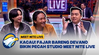 Download lagu KACAU!! Fajar Sadboy & Devano bikin Pecah Studio Meet Nite Live [Meet Nite Live] mp3