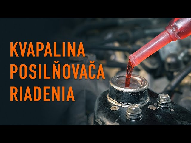 Pozrite si video sprievodcu ako vymeniť Olej do serva na MAZDA 121