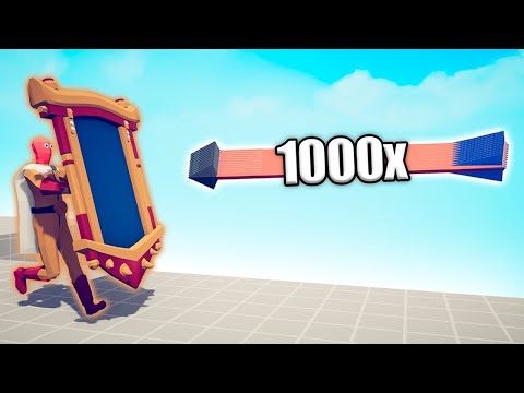SAITAMA MIRROR SHIELD vs 1000x OVERPOWERED UNITS - TABS | Totally Accurate Battle Simulator 2025