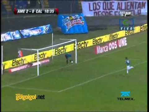 america de cali 2-1 deportivo cali - goles liga postobon