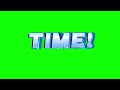 Super Smash Bros Wii U 5 4 3 2 1 Time HD Green Screen