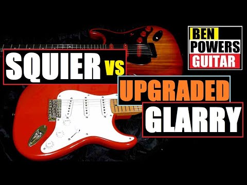 Squier Classic Vibe 50s Strat VS Modified Glarry $400 vs $200 // Dragonfire Alnico V Vintage Pickups