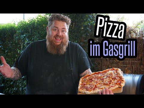 Pizza im Gasgrill mit Pizzastein und Trick! BBQ & Grillen für jedermann